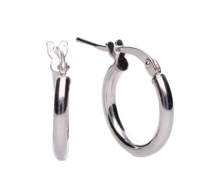 Sterling Silver Hoop Earring (10mm)