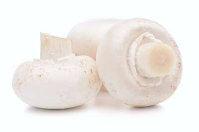 White button mushrooms: 3 x 250g punnets