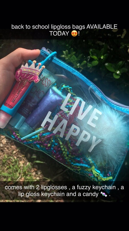 Back To School Lipgloss Bag