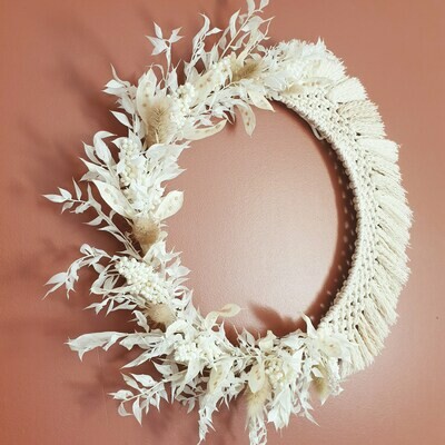 Couronnes fleuries &amp; macramé