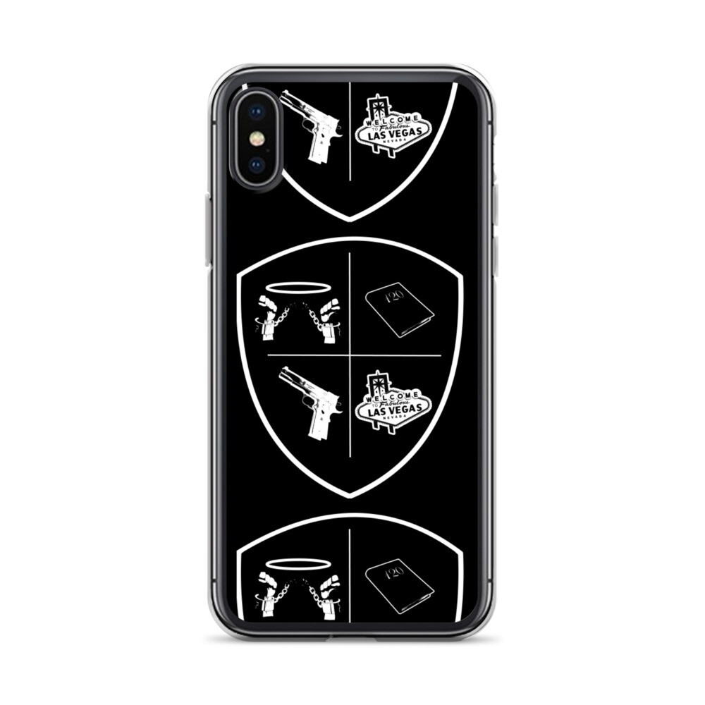 Shield of the Holy One/Black -iPhone Case