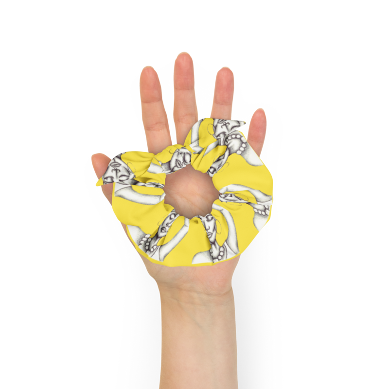 Stanley R. Moore Collections- Scrunchie(paris daisy) 
