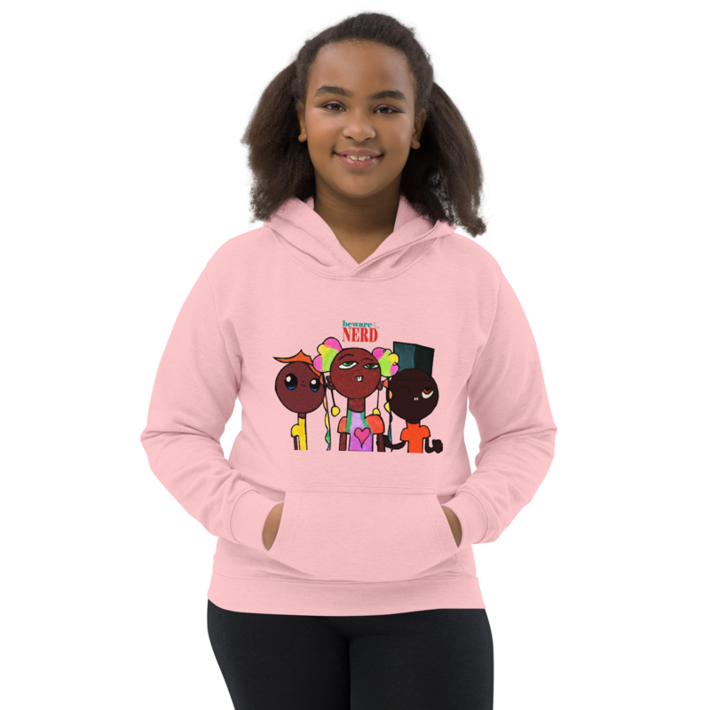 Beware Of The Nerd- Kids Hoodie