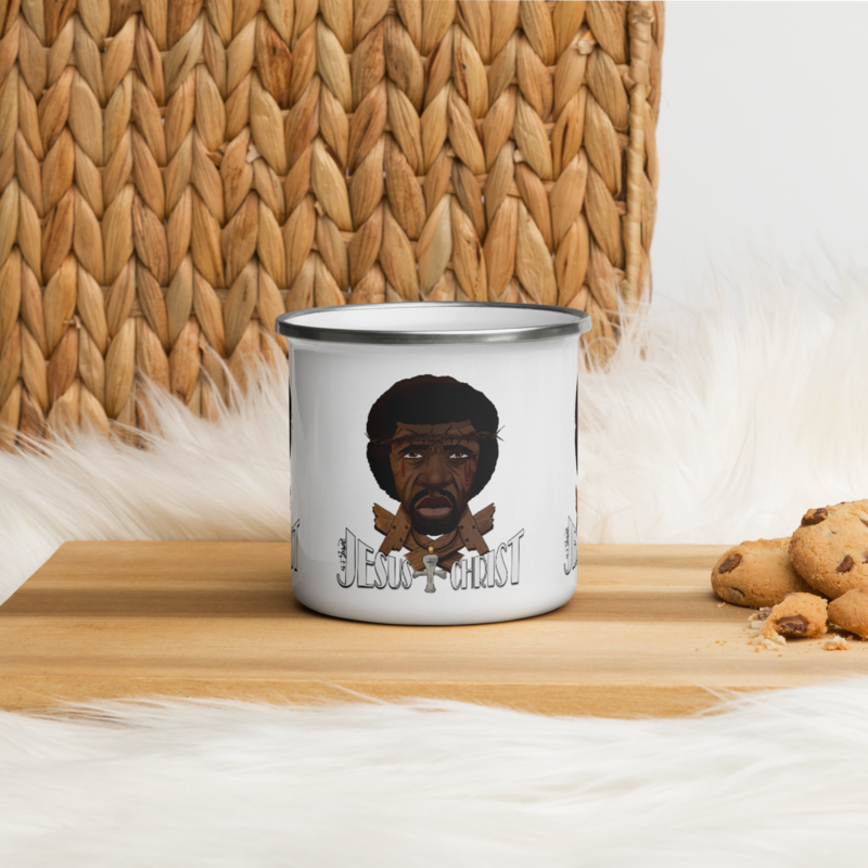 Stanley R. Moore Collections- Enamel Mug(Black Jesus)