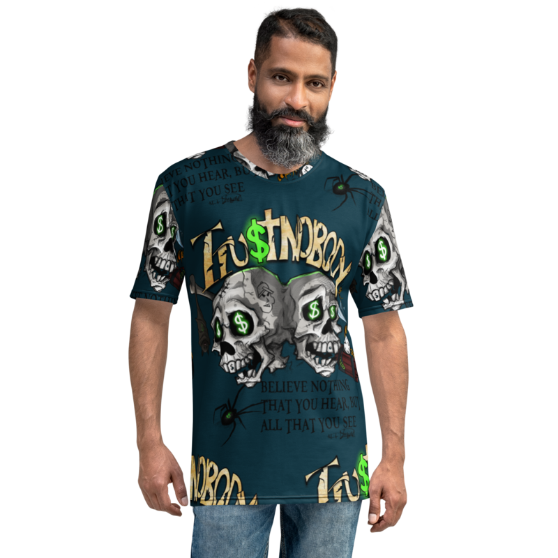 Stanley R. Moore Collections(TNB)-Men&#39;s T-shirt(blue whale)