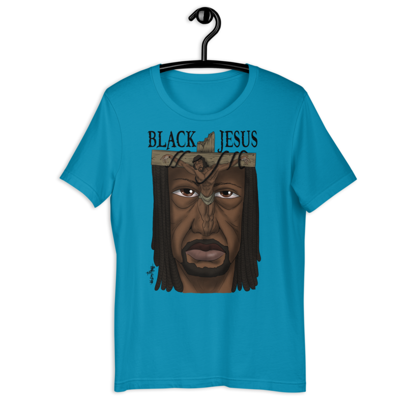 Stanley R. Moore Collections(black Jesus) -Short-Sleeve Unisex T-Shirt