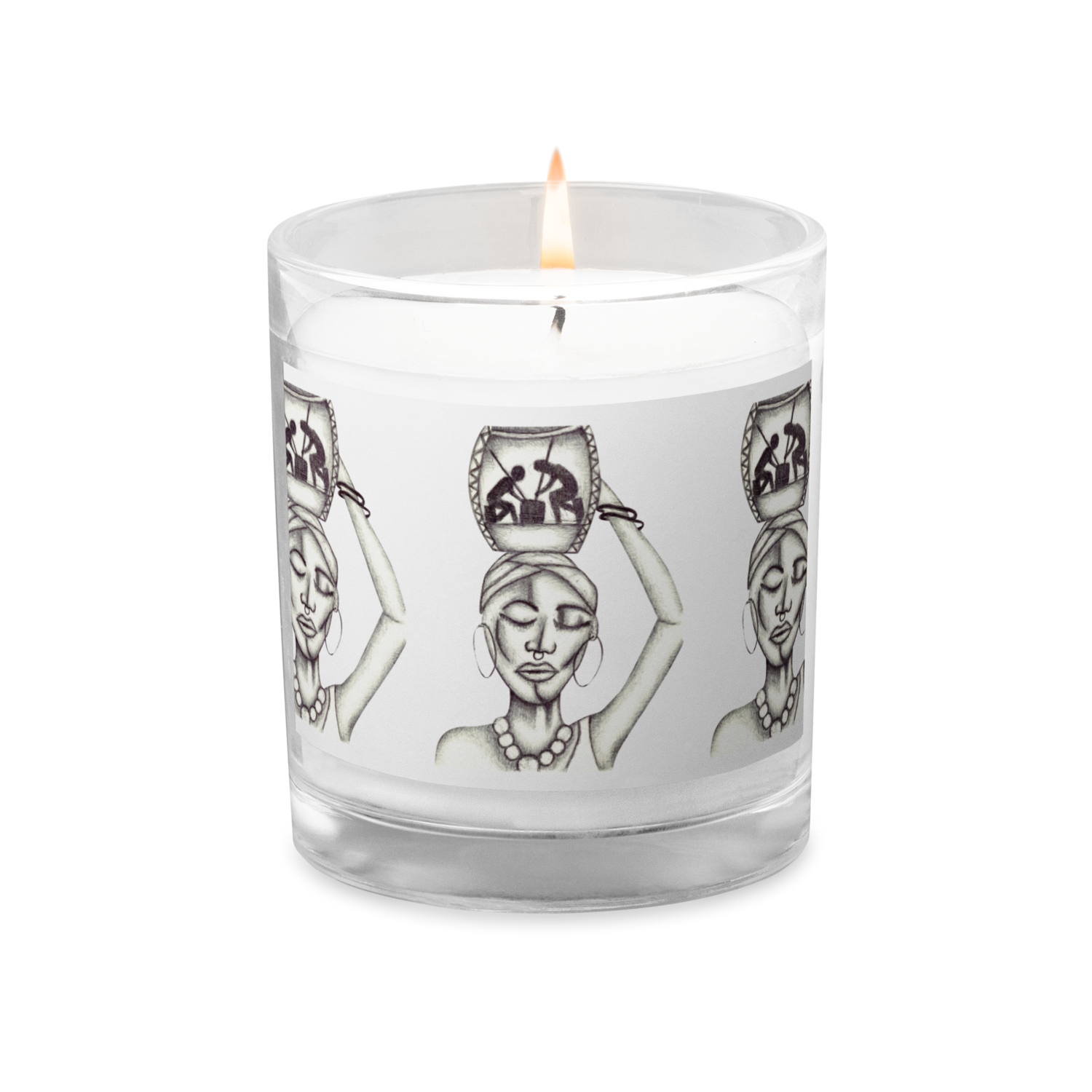 Stanley R. Moore- Glass jar candle