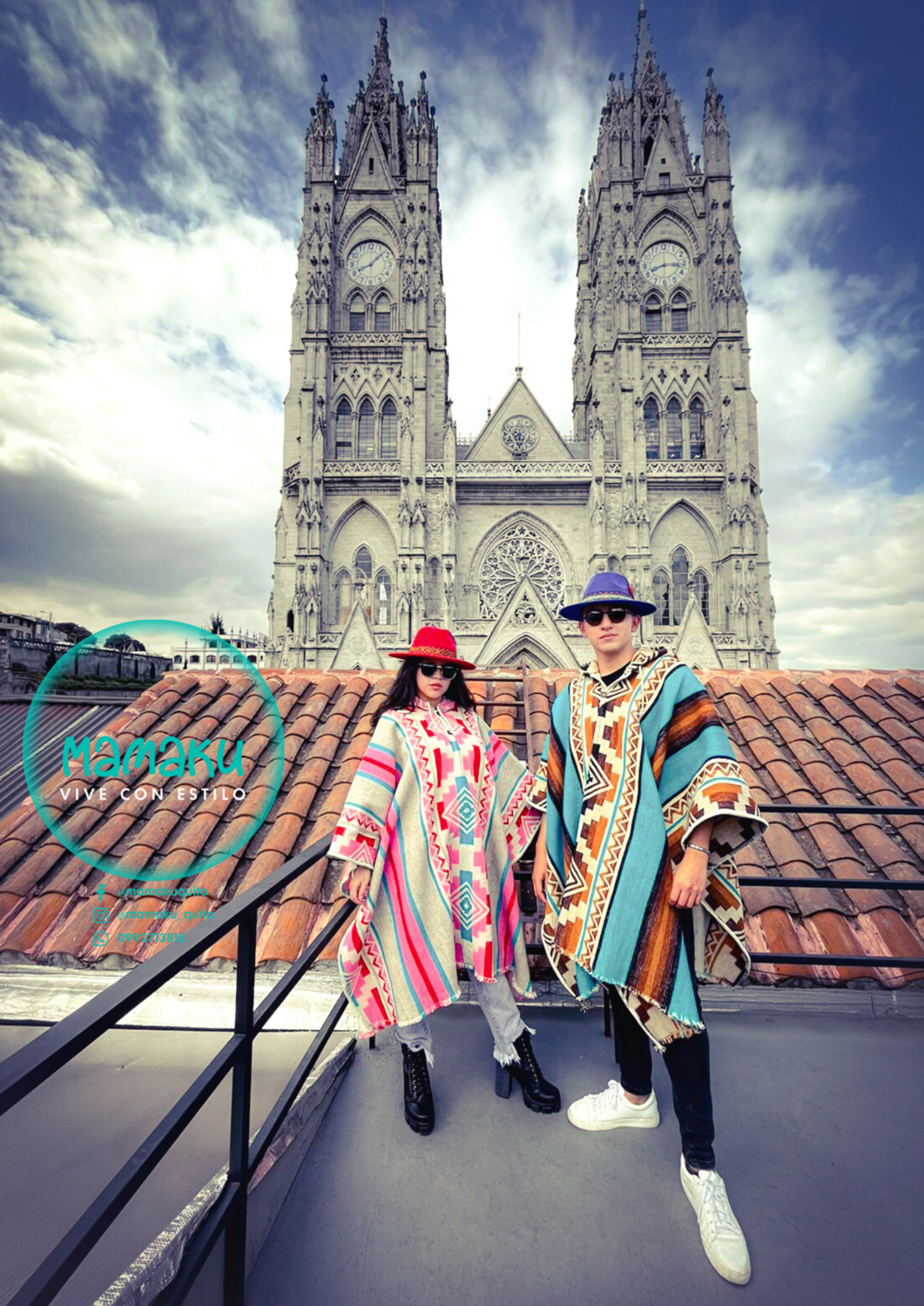 PONCHOS MAMAKU LANA 100% DE OVEJA