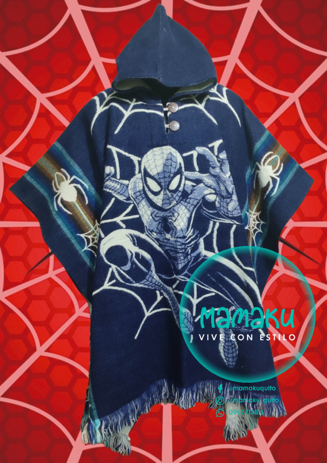 PONCHO MAMAKU SPIDERMAN