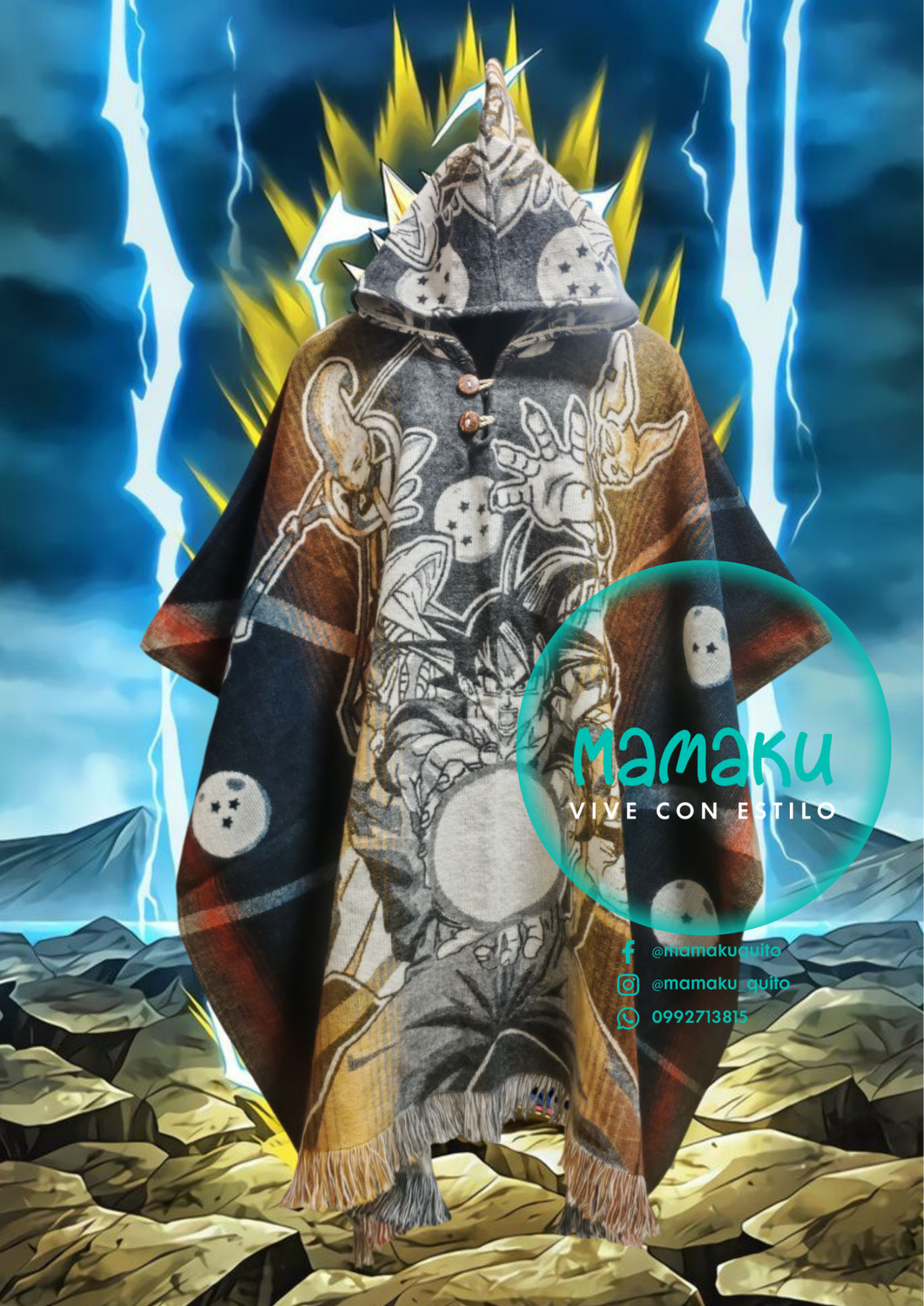 PONCHO MAMAMAKU DRAGON BALL Z