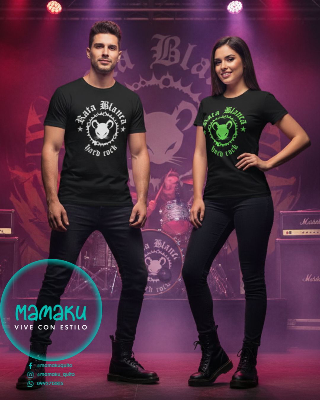 CAMISETA MAMAKU RATA BLANCA