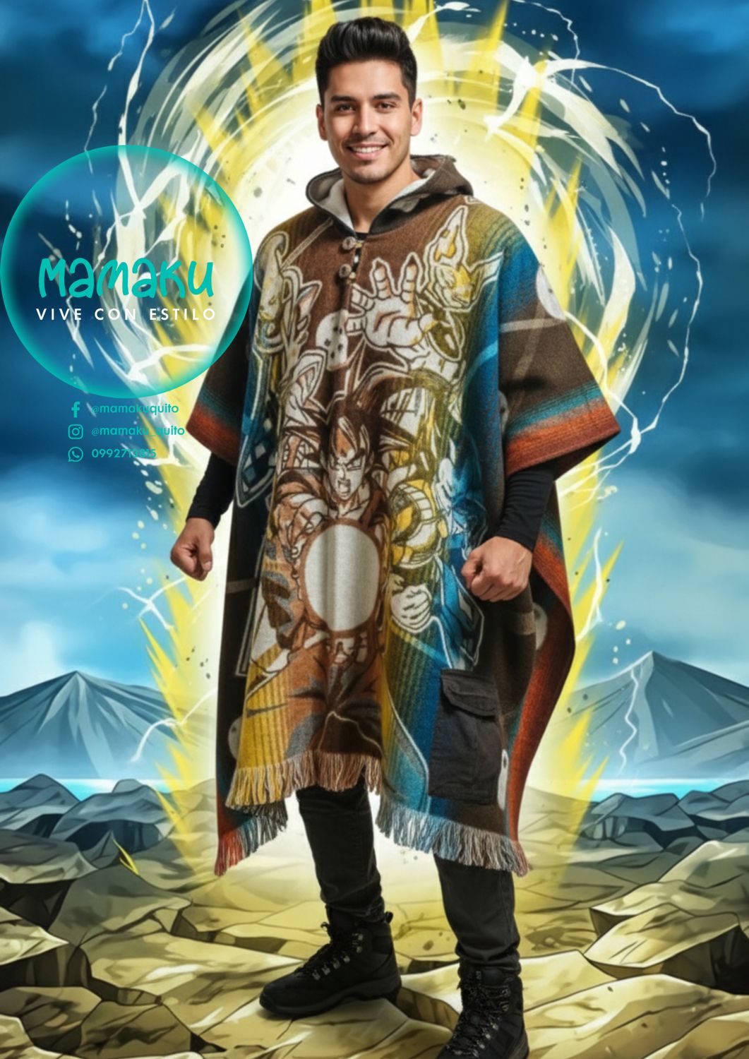 PONCHO MAMAMAKU DRAGON BALL Z