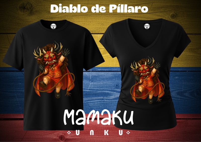 CAMISETAS MAMAKU PERSONAJES DEL ECUADOR 
