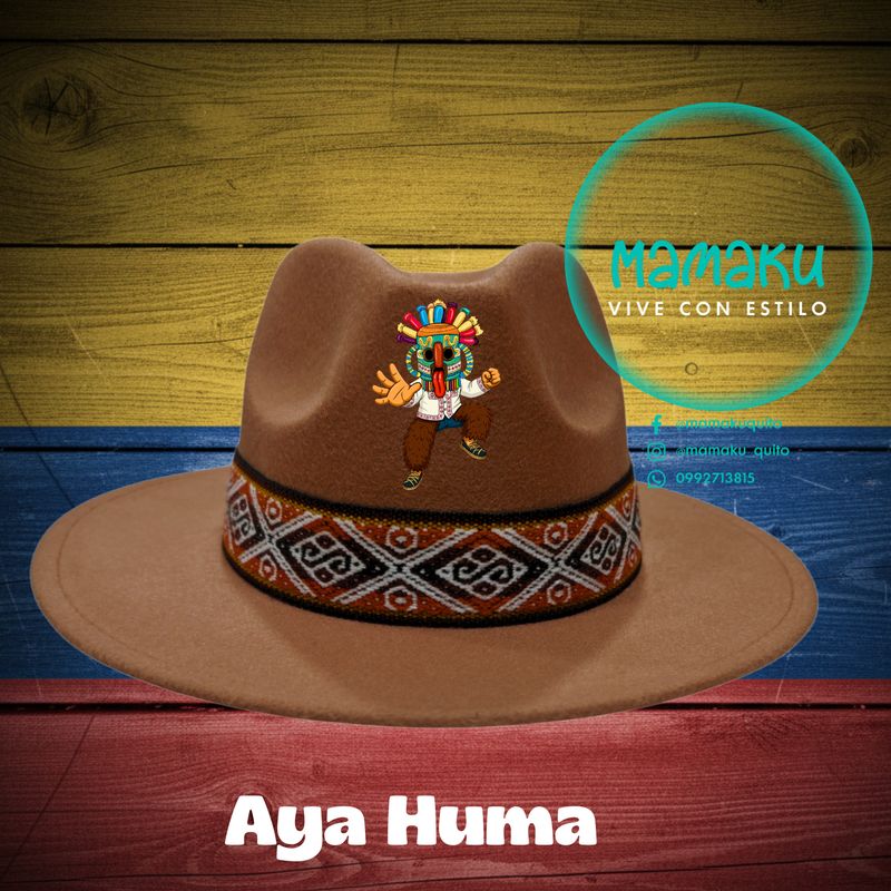 SOMBREROS MAMAKU PERSONAJES DEL ECUADOR 