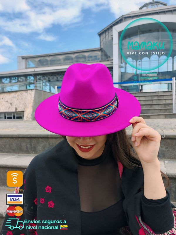 SOMBRERO PAÑO NATURAL ala plana