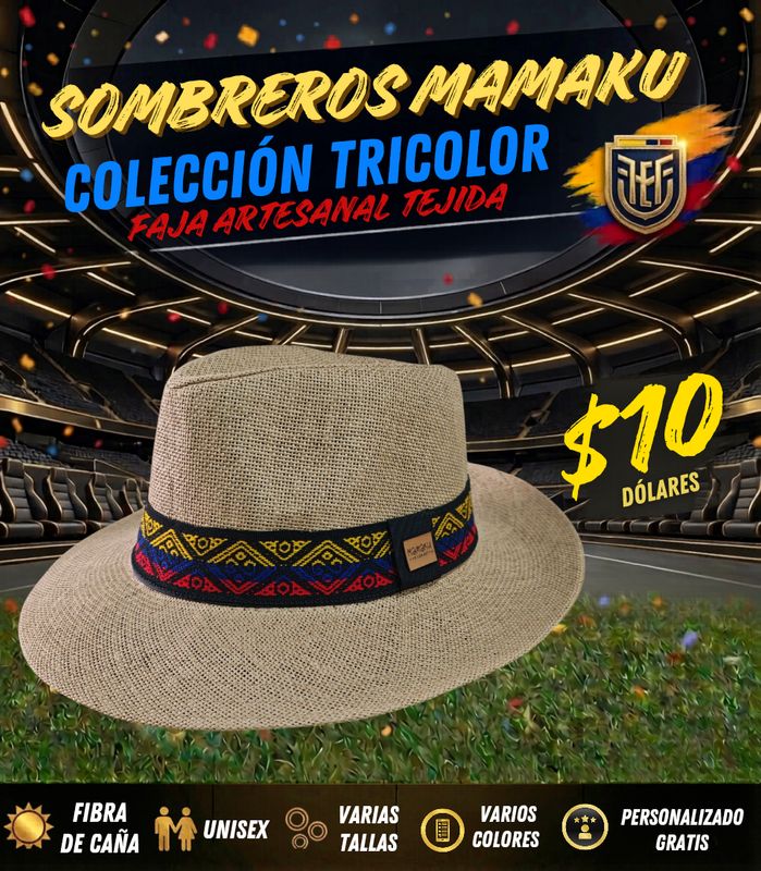 SOMBREROS TRICOLOR