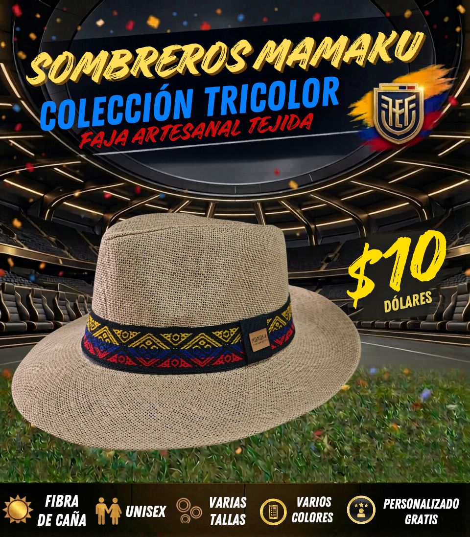 SOMBREROS TRICOLOR