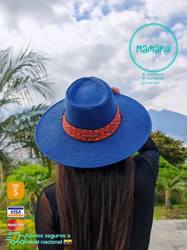 SOMBRERO FIBRA DE CAÑA ALA LARGA