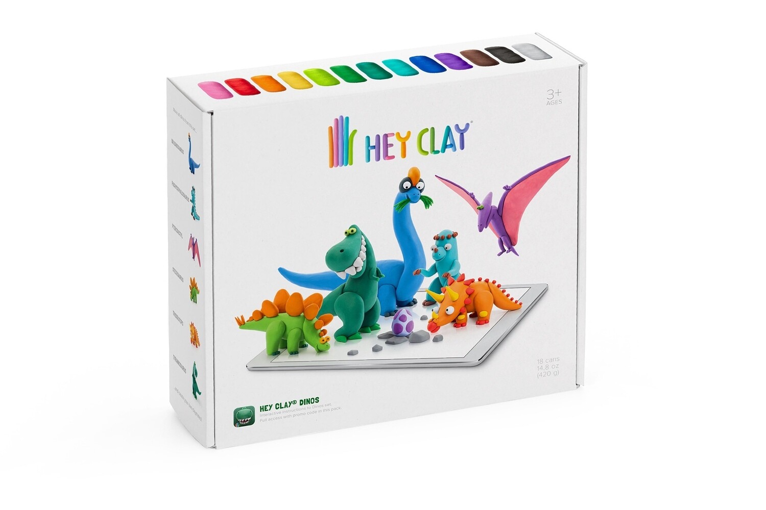 Pasta de modelar Hey Clay &quot;Dinos&quot; JUEGACONMIGO