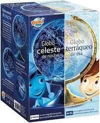 2 en 1 Globo terráqueo de día y constelaciones de noche BUKI