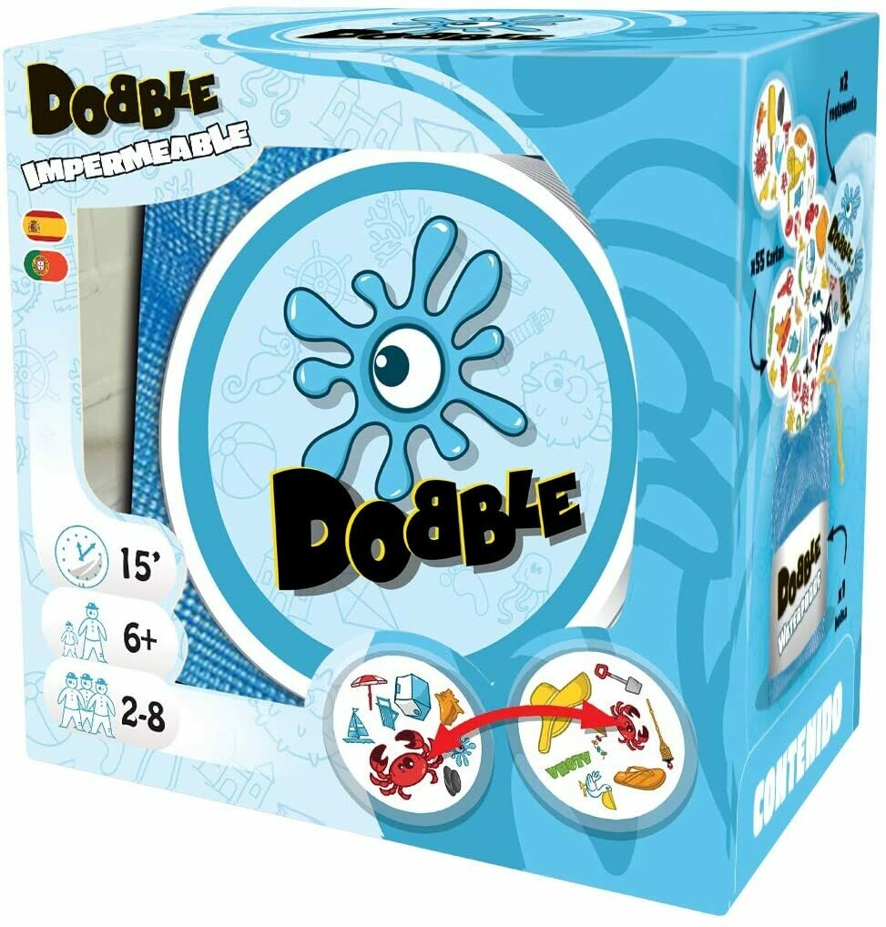 Juego Dobble &quot;Impermeable&quot; Zygomat ASMODEE