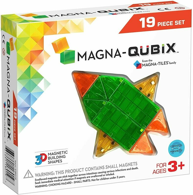 Juego construcción imanes 19 pzas. MAGNA QUBIX