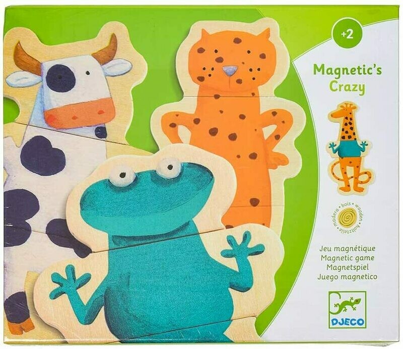 Puzle magnético de animales &quot;Crazy&quot; DJECO