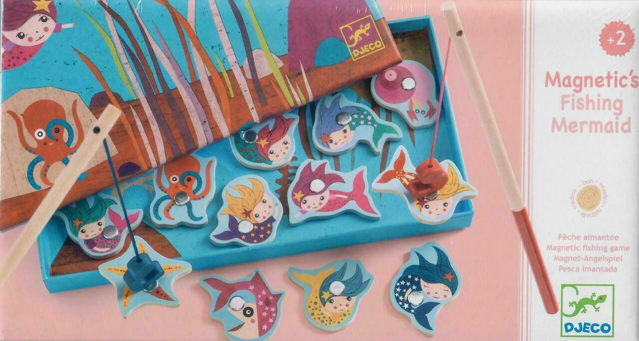 Juego de pesca magnético &quot;Sirenas&quot; DJECO