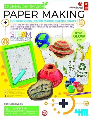 Green science: Paper making. Ciencia verde: Haz tu propio papel. 4M