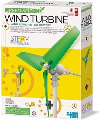 Green science: Wind turbine. Ciencia verde: Turbina eólica. 4M