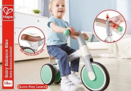 Triciclo de equilibrio color menta HAPE