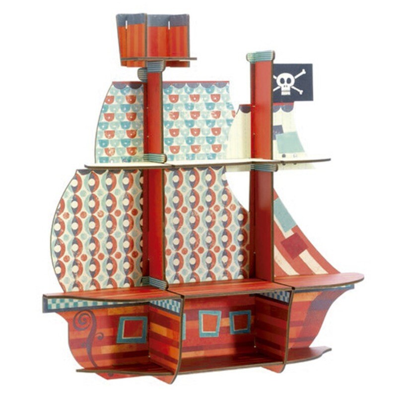 Estantería &quot;Barco pirata&quot; DJECO