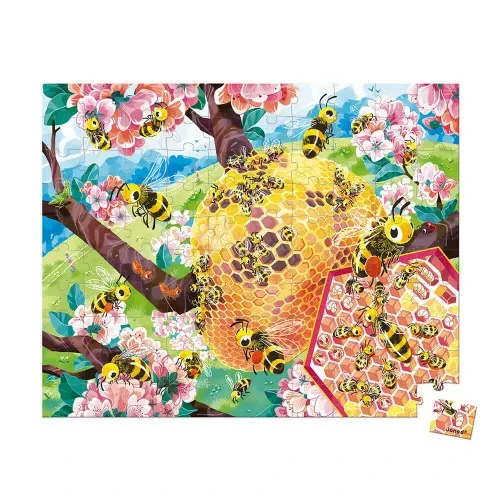 Puzle 100 pzas. &quot;La vida de las abejas&quot; (colaboración con WWF) JANOD