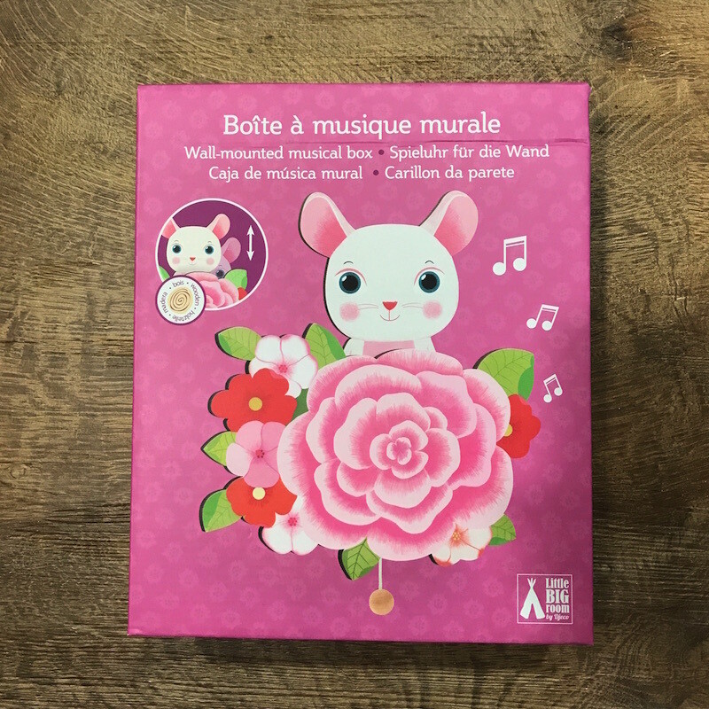 Caja de música para pared Ratoncito DJECO