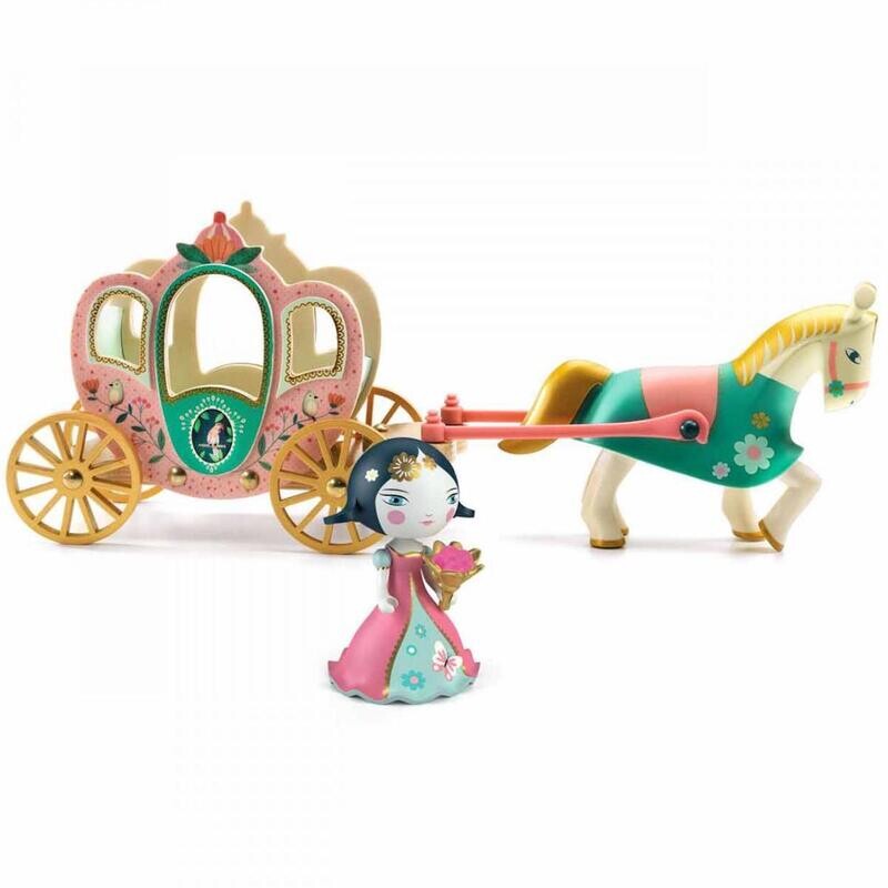 Princesa &quot;Mila &amp; Ze carrosse&quot; Arty Toy DJECO