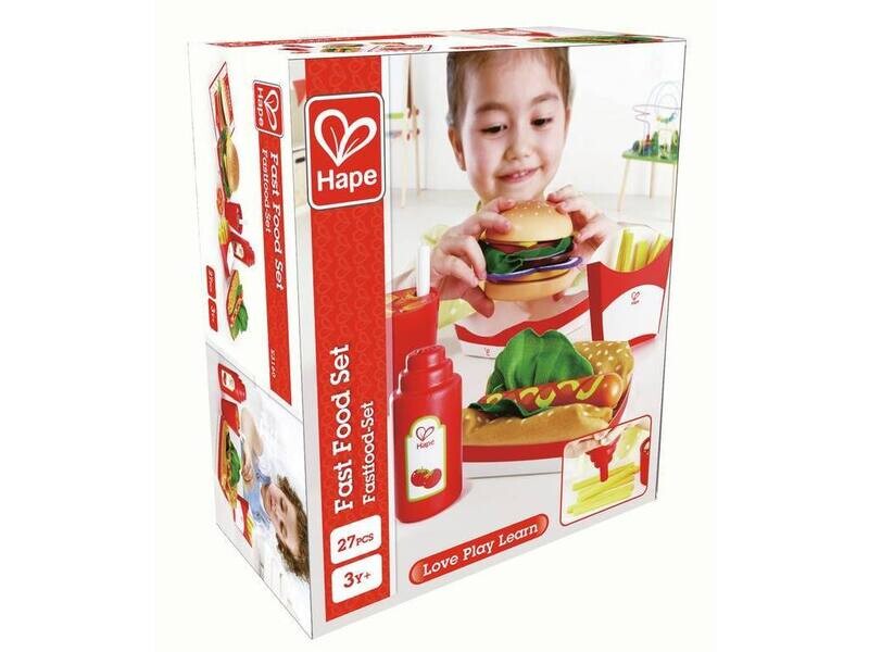 Conjunto de comida rápida HAPE