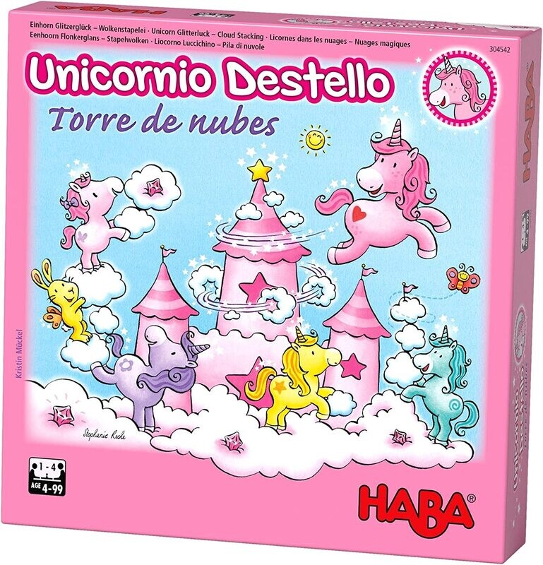 Juego Unicornio destello &quot;Torre de nubes&quot; HABA