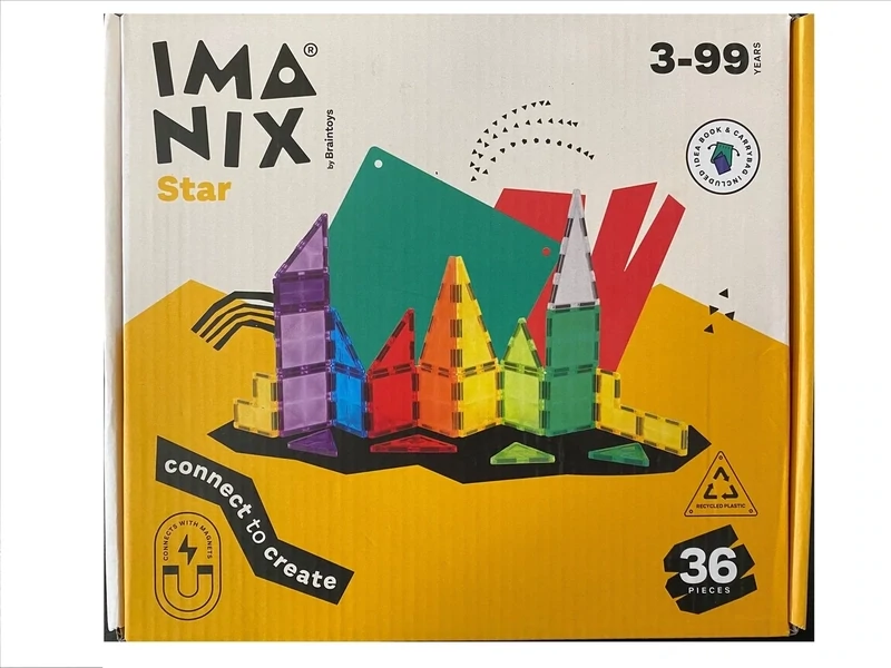 Imanix star 36 pzas. BRAINTOYS