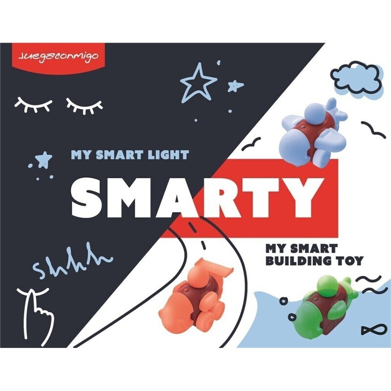 Juego de construcción y lámpara &quot;Smarty&quot; JUEGACONMIGO