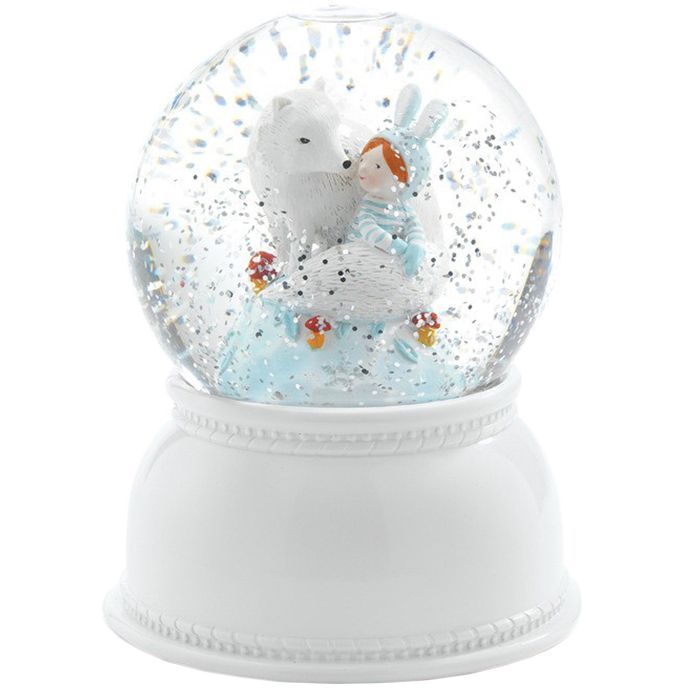 Lámpara bola de nieve &quot;Lila y Pupi&quot; DJECO