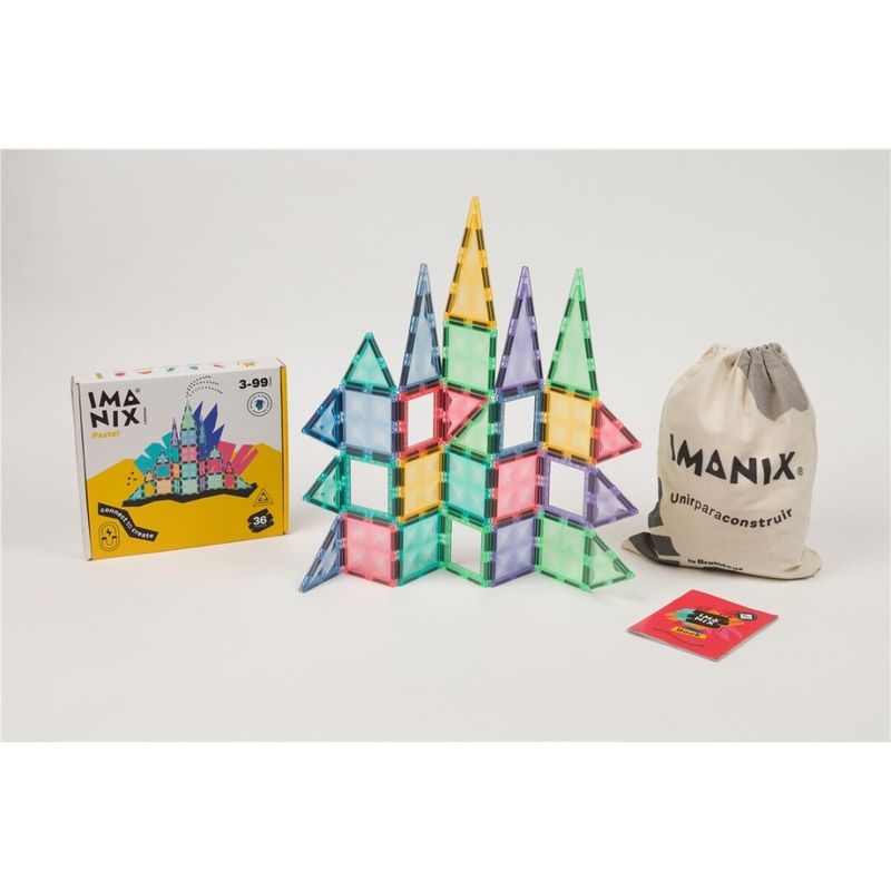 Imanix pastel 36 pzas. BRAINTOYS