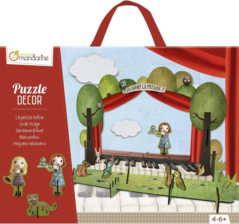 Puzle 3D &quot;Escenario + flauta y trompeta&quot; AVENUE MANDARINE