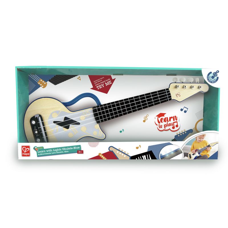 Ukelele con luces azul HAPE