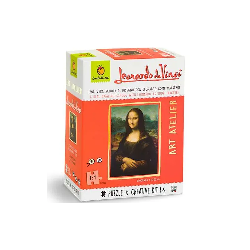 Puzle + manualidad 252 pazs. &quot;Gioconda de Da Vinci&quot; LUDATTICA