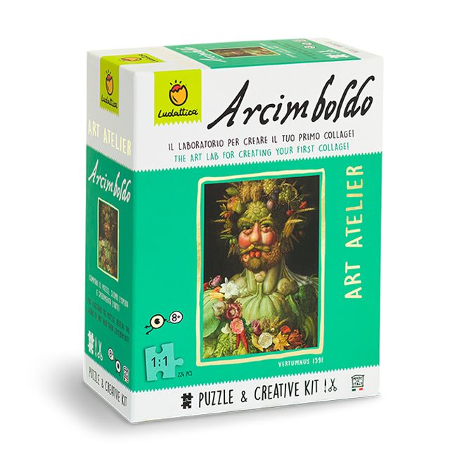 Puzle + manualidad 224 pzas. &quot;Vertumnus de Arcimboldo&quot; LUDATTICA
