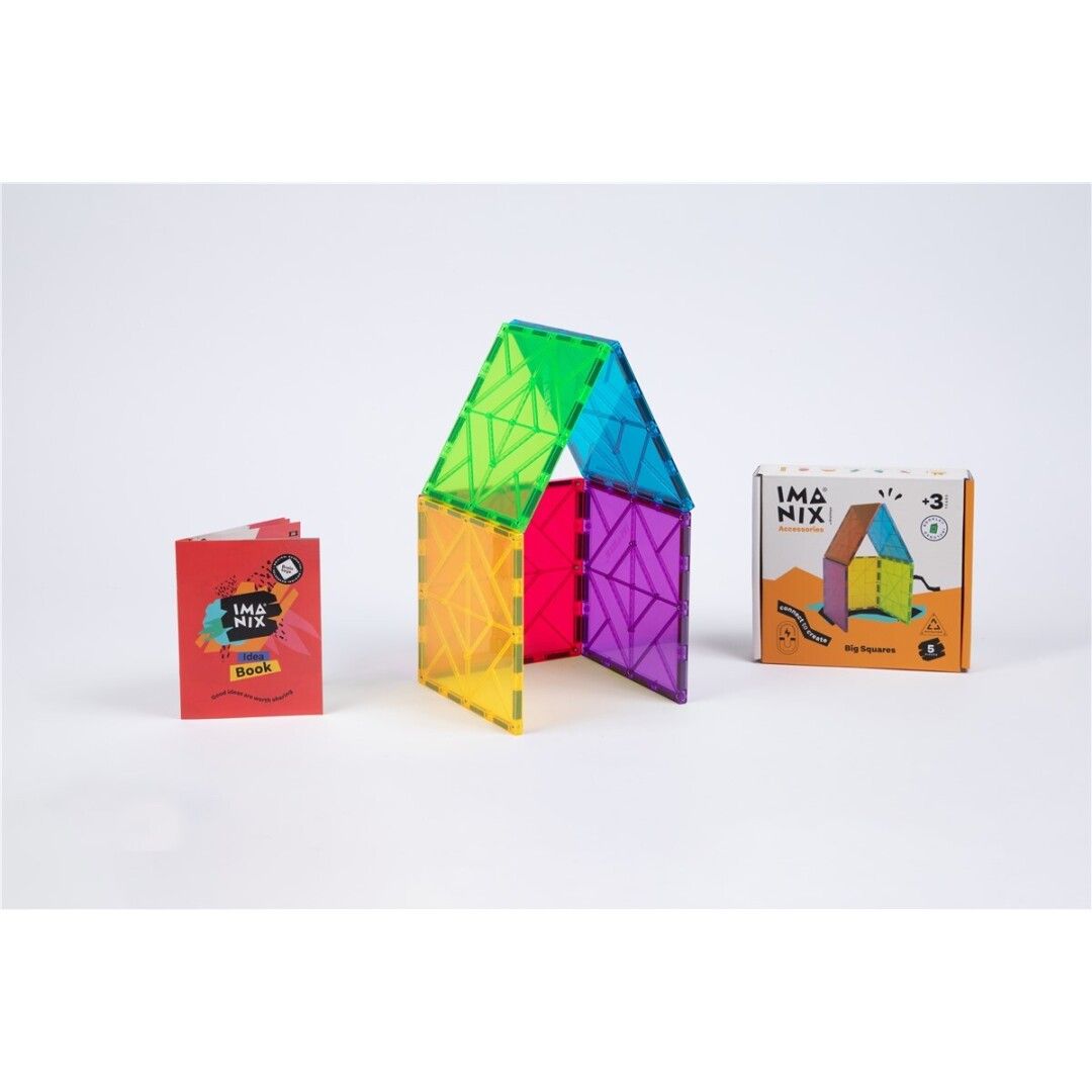 Imanix &quot;Big squares 5 pzas.&quot;. BRAINTOYS