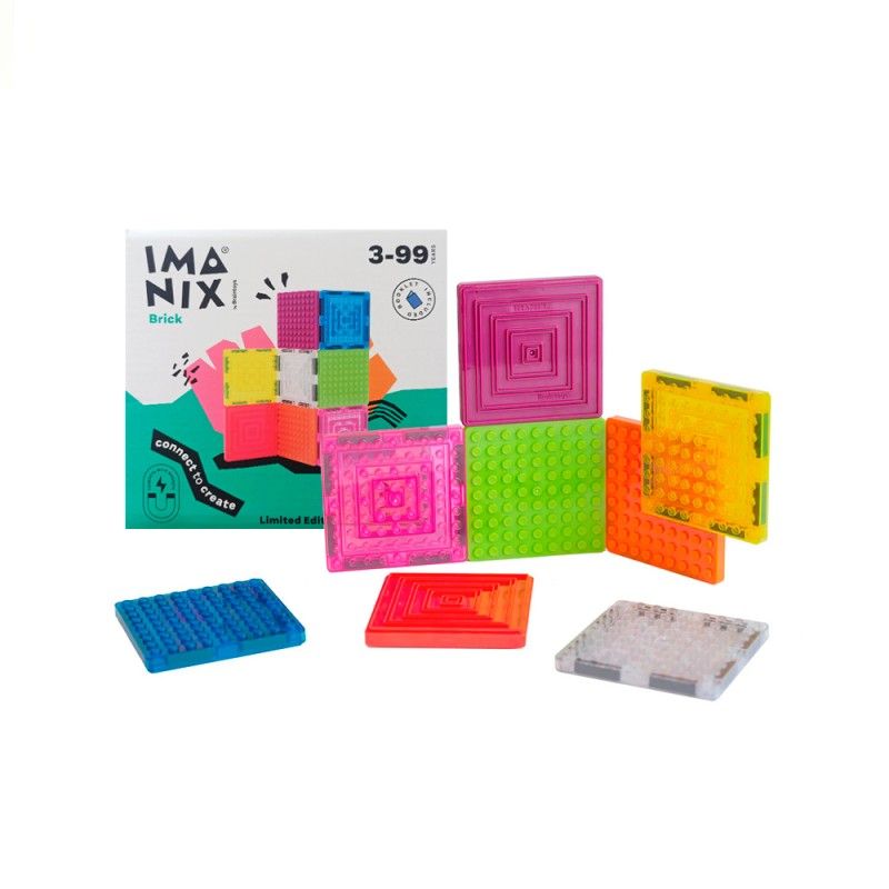 Imanix compatible con lego &quot;imabrick doble side 8 pzas.&quot; BRAINTOYS