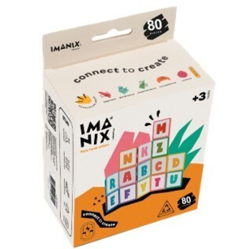 Imanix &quot;Style cards letters 80 pzas.&quot; BRAINTOYS
