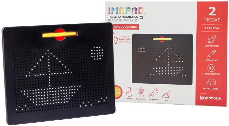 Imapad tablero magnético grande "Negro" BRAINTOYS Imapad tablero magnético grande "Negro" BRAINTOYS