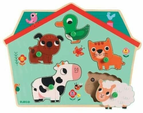 Encajable con sonidos "Ouaf Woof" DJECO Encajable con sonidos "Ouaf Woof" DJECO